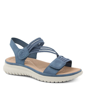 Wilde Sannah women's strappy casual sandal blue