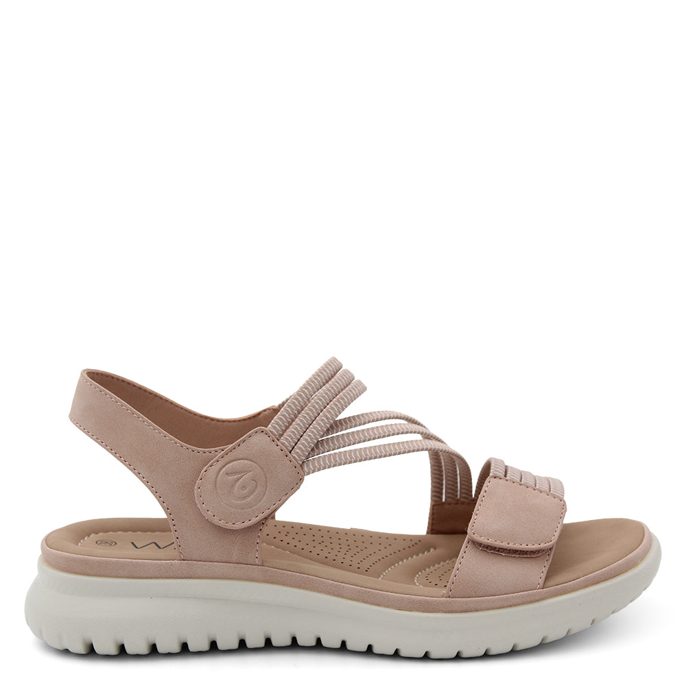 Wilde Sannah women's strappy casual sandal makeup