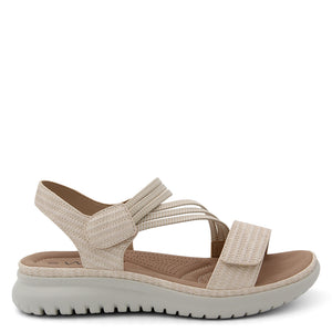 Wilde Sasha Womens Strappy Sandal Cream