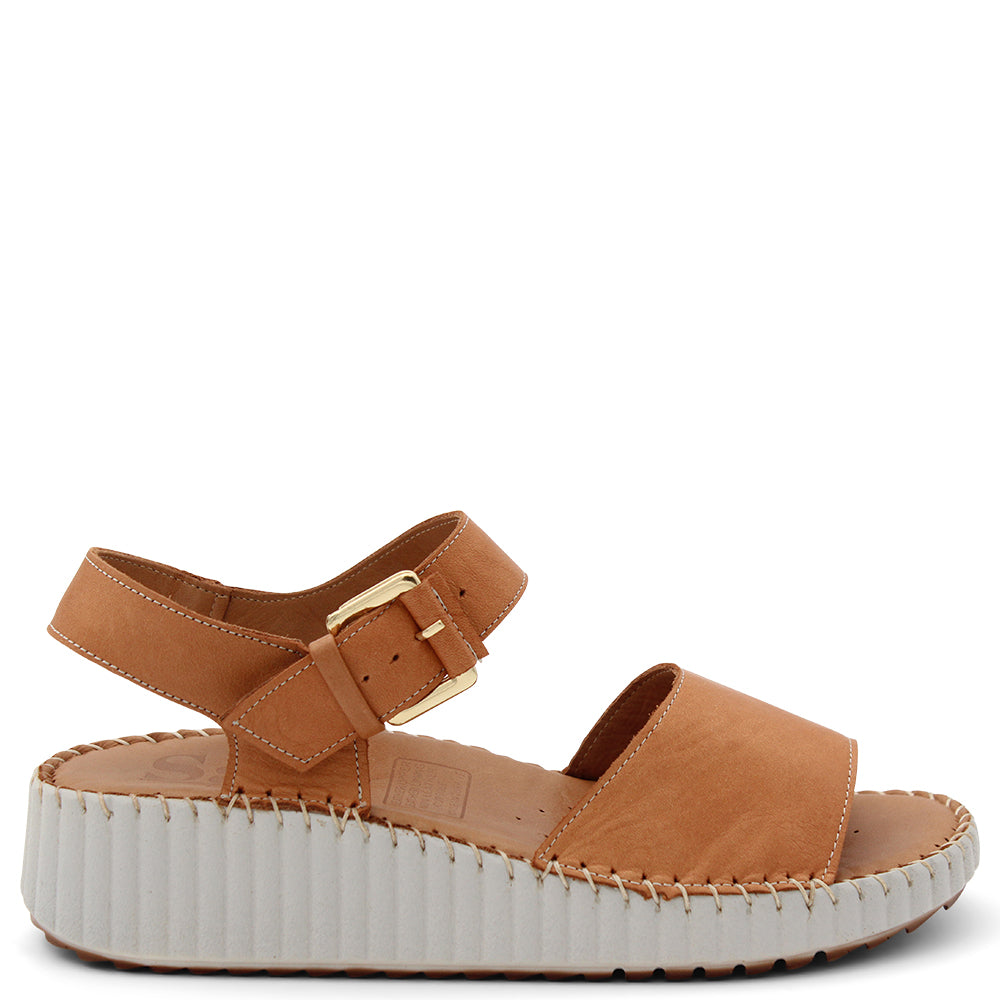 Sala Sonia Womens Wedge Sandal Coconut