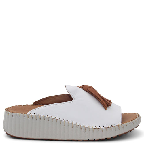 Sala Sonny Womens Wedge Slide Turkish Comfortable Summer