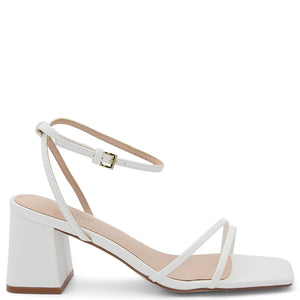 Verali Stevie Women's Block Heels Gold high-heeled sandal with thin straps 