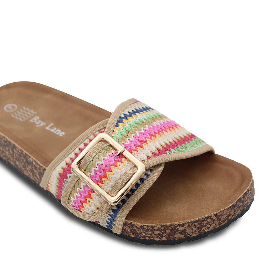 Bay Lane Women's Slides Multi