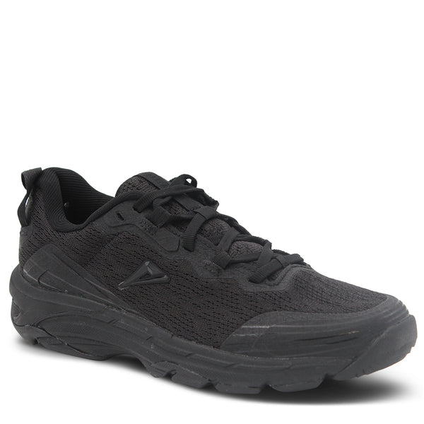 Ascent Sustain Ace Kids School Shoes Black 