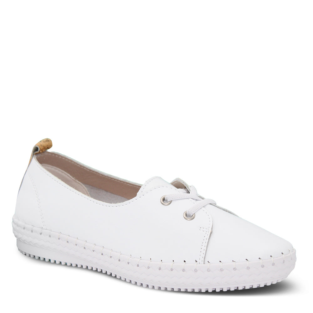 Bay Lane Shine Womens Sneakers White