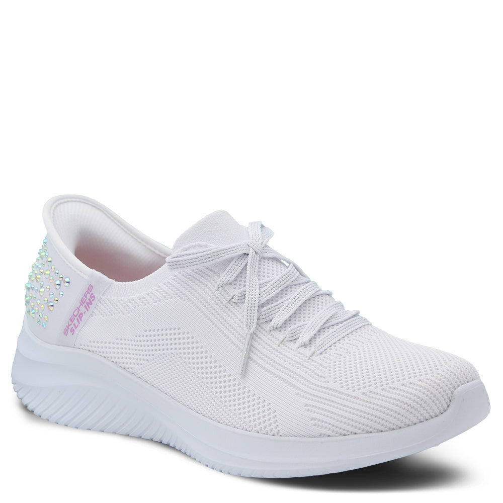 Skechers Ultra Flex 3.0 Shining Glitz Women's Sneakers White