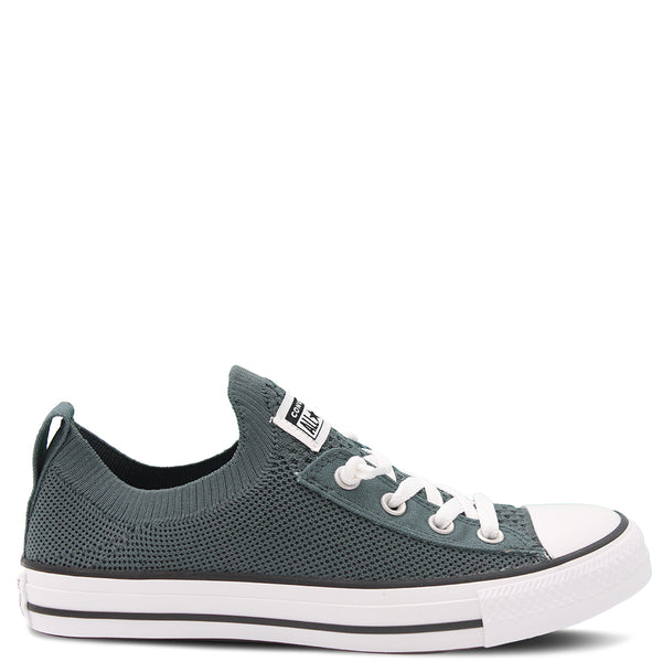 Converse Shoreline Knit True Nature Green Slip On Sneakers