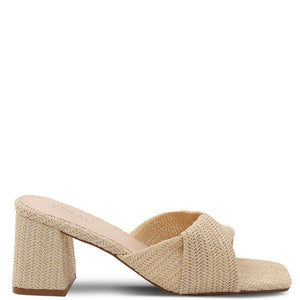 Verali Stella Women's Block Heels Natural