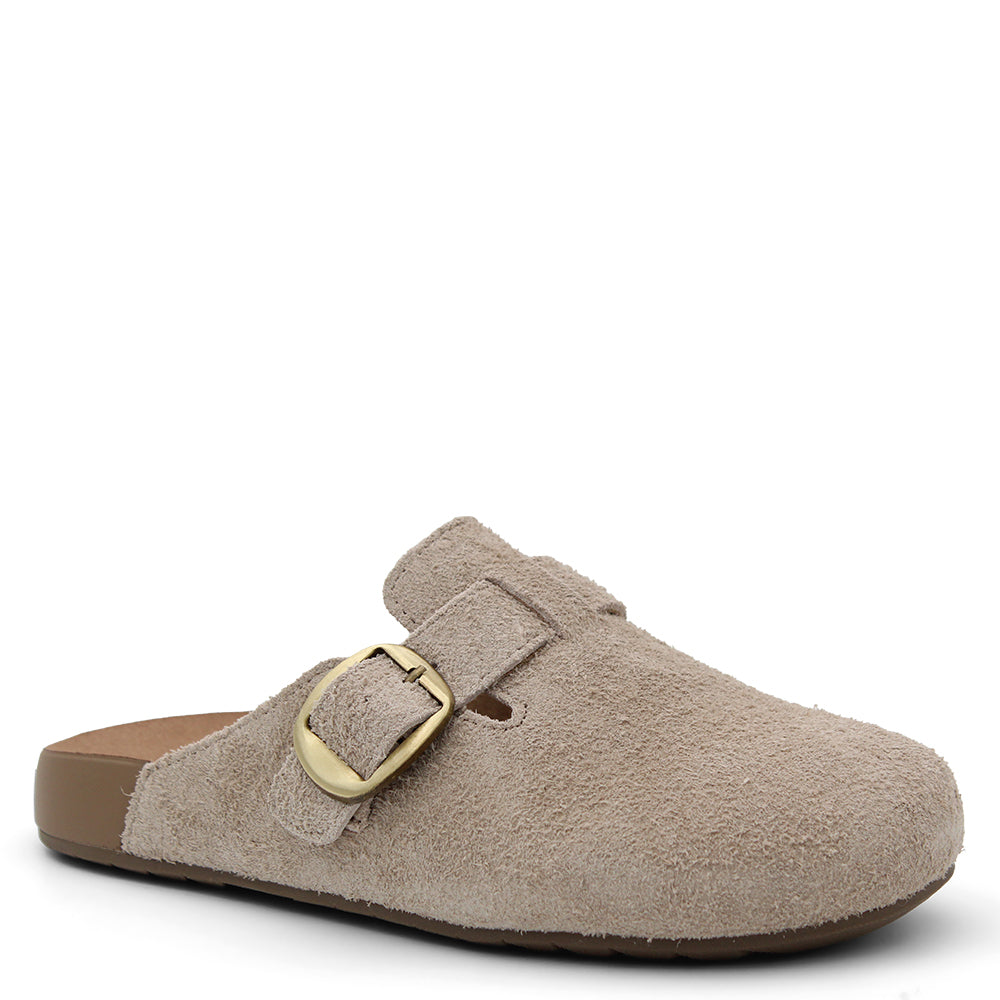 Alfie & Evie Totty Womens Flat Clog Beige