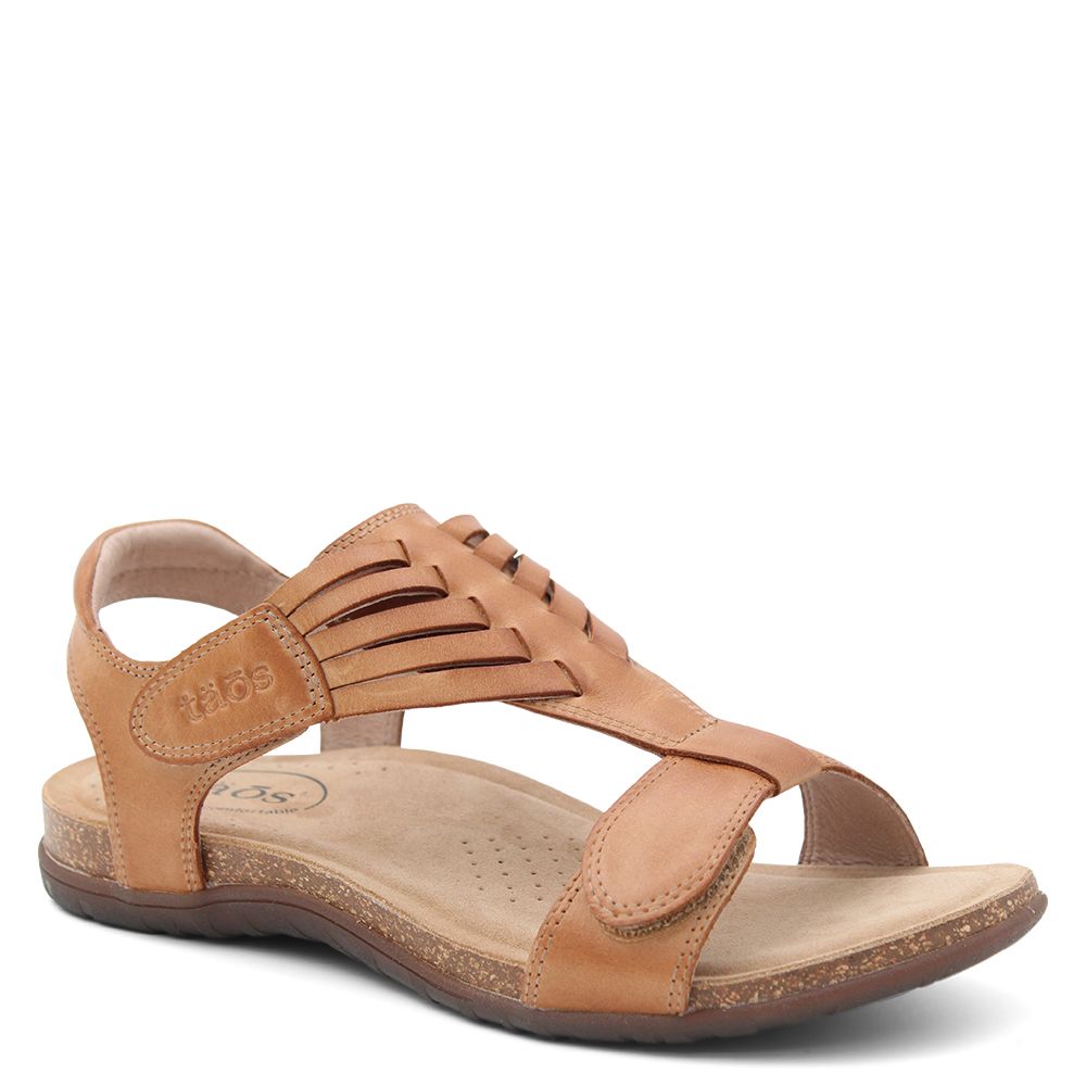 Taos Wonderful women's sandals Brown sandal with Taos branding