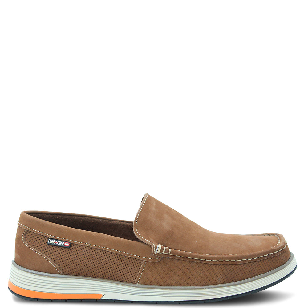 Ferracini Tetley Mens Casual Slip On Shoes Tan