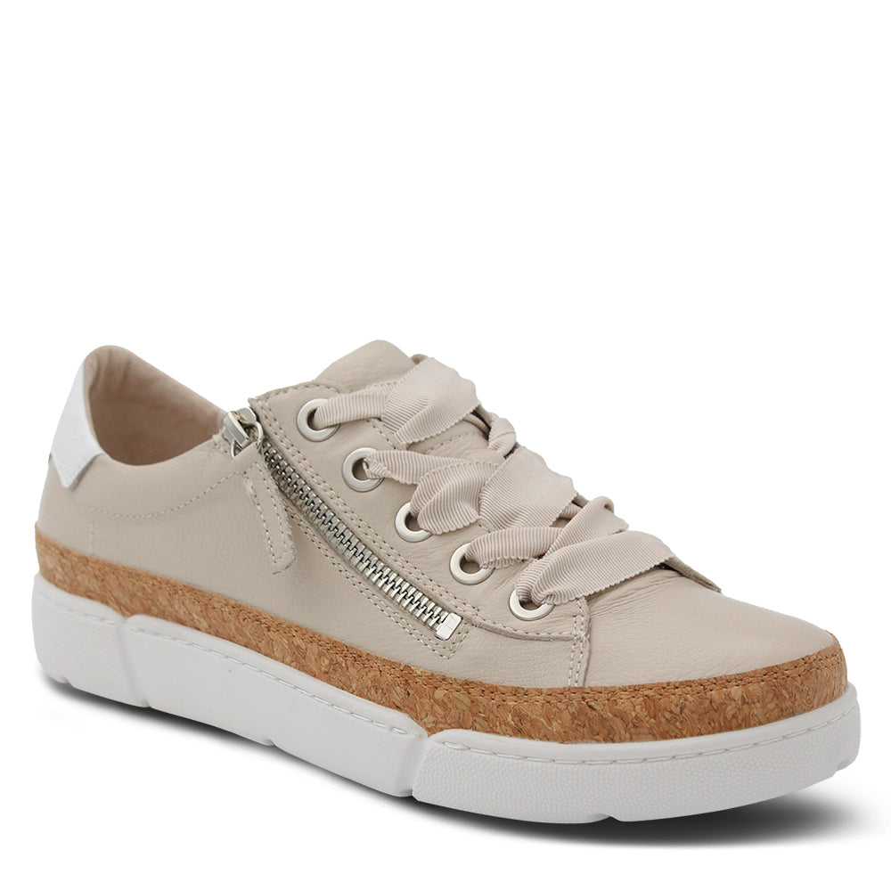 Django & Juliette Torayne Women's Sneakers Almond White
