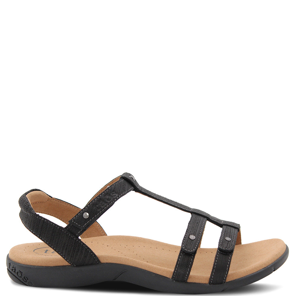 Taos Trophy Embossed Leather Sandals