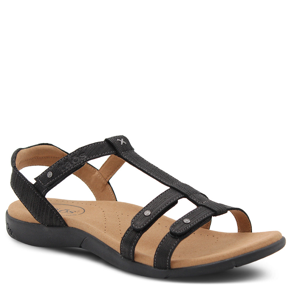 Taos Trophy Embossed Leather Sandals