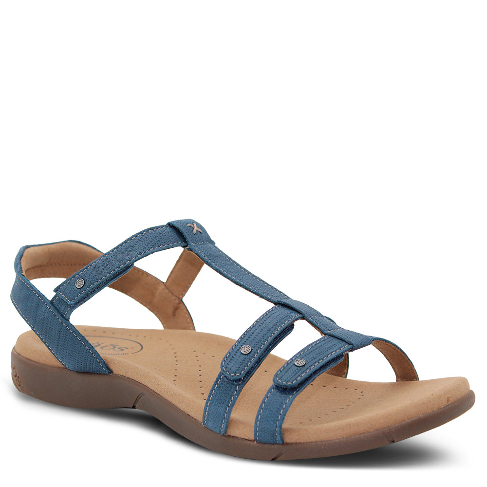 Taos Trophy Embossed Leather Sandals