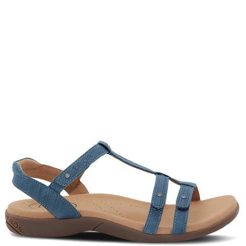 Taos Trophy Embossed Leather Sandals