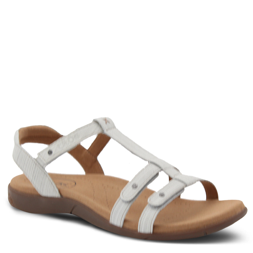 Taos Trophy Embossed Leather Sandals