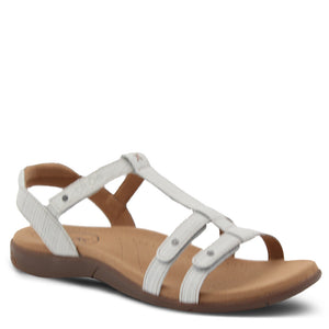 Taos Trophy Embossed Leather Sandals