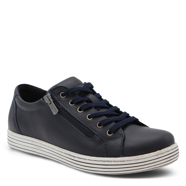 Cabello Unity Women's Leather Sneakers Navy