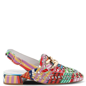 Django & Juliette Vooper Womens Slingback Loafer Multi
