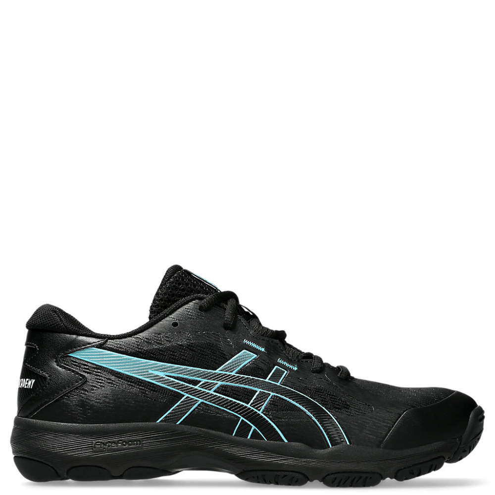 Black asics netball trainers on sale