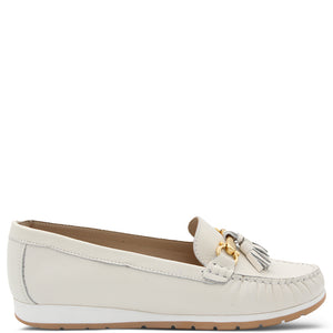 Aerobics Waam Floater Women's Moccasin White