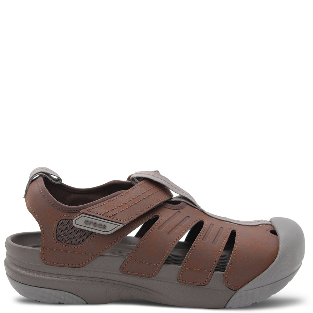 Crocs Yukon Fisherman Sandals Brown