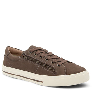 Taos Z soul Lux Women's Leather Sneakers Dark Taupe