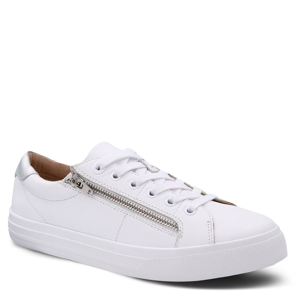 Taos Z soul Lux Women's Leather Sneakers White