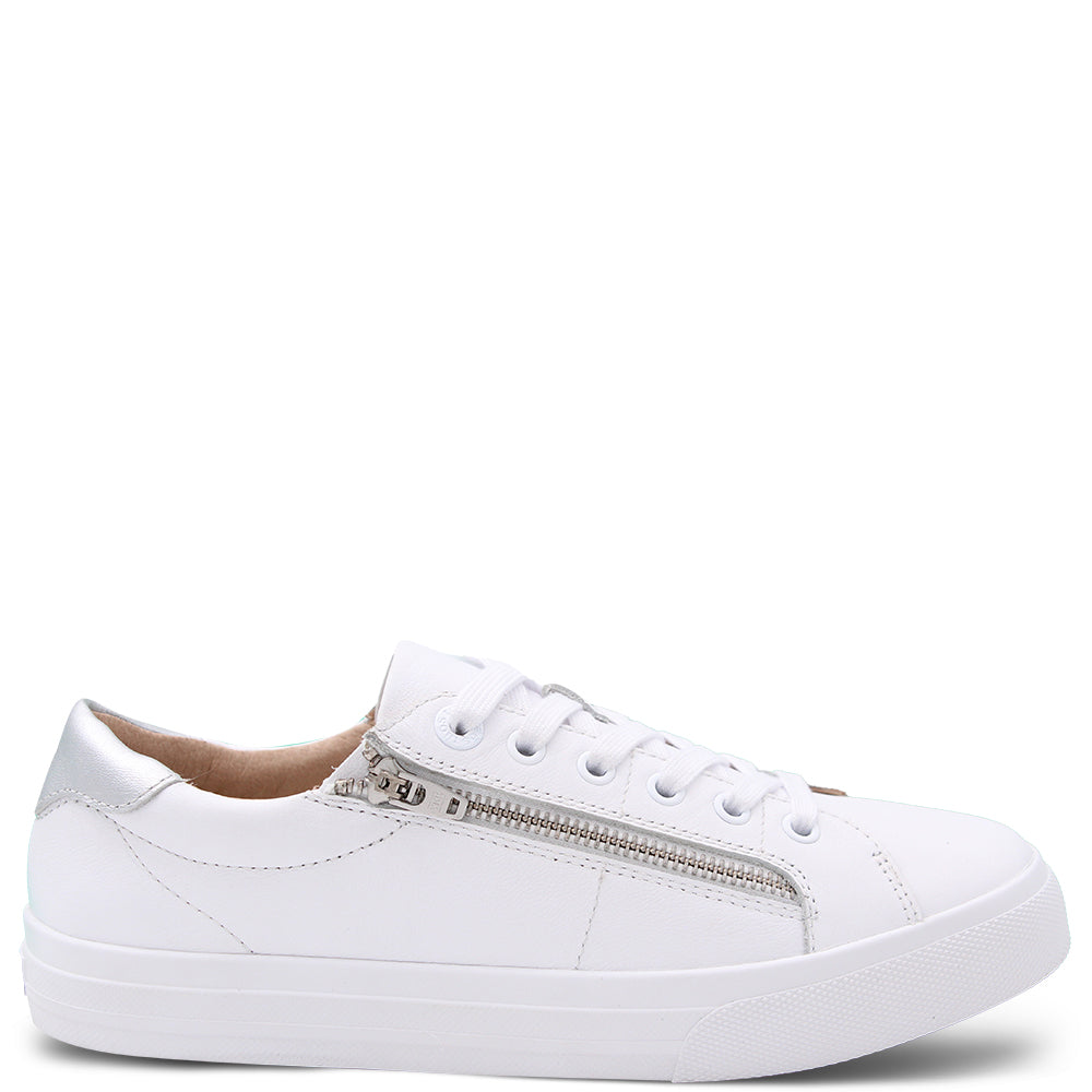 Taos Z soul Lux Women's Leather Sneakers White