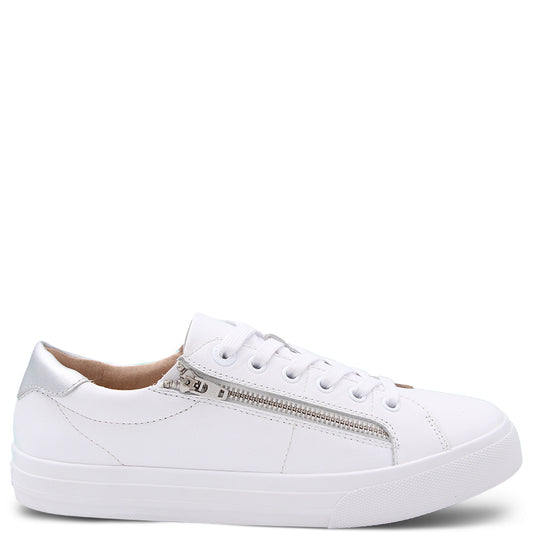 Taos Z soul Lux Women's Leather Sneakers White