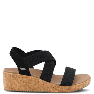 BEVERLEE LOVE STAYS WOMENS WEDGE SANDAL