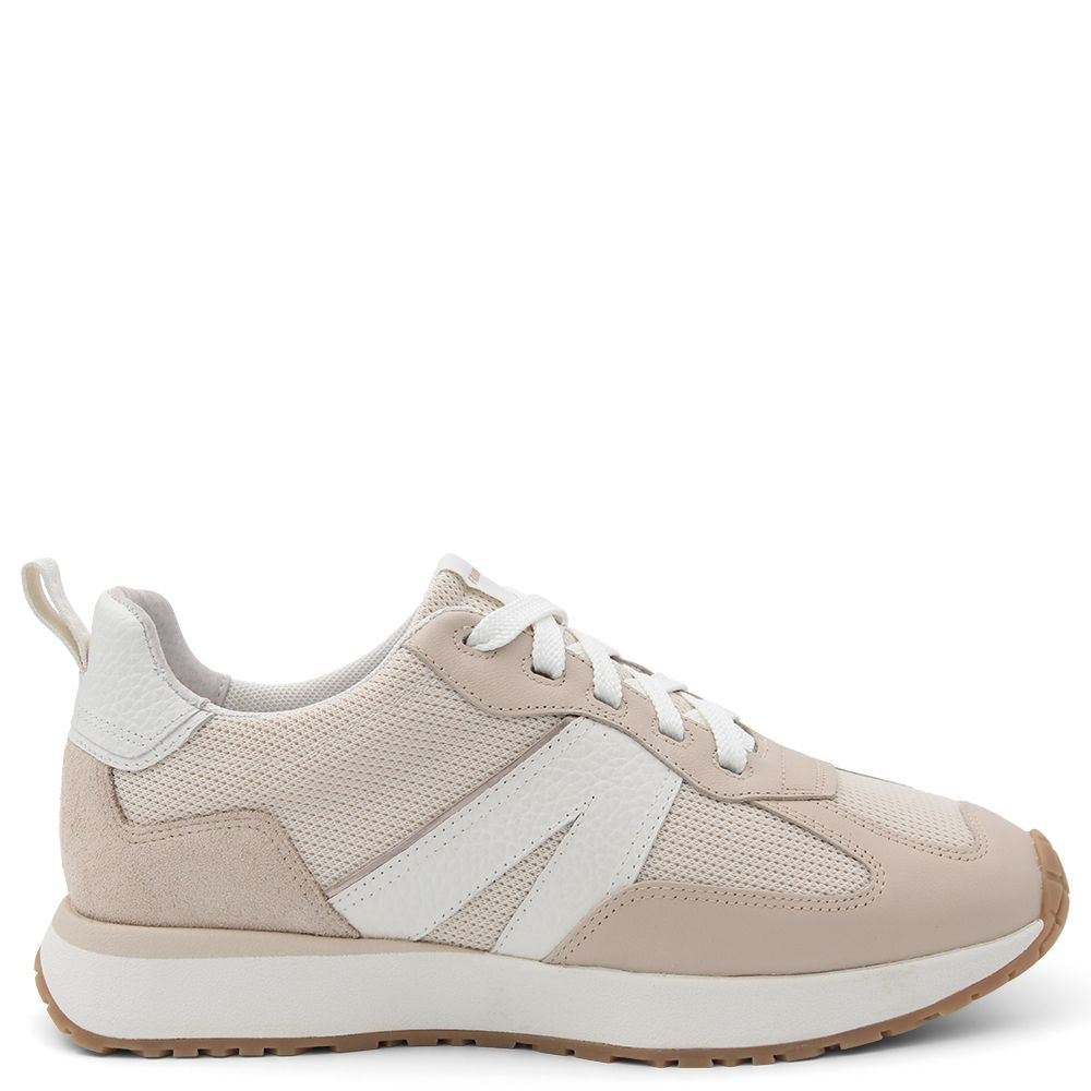 Frankie4 Axel II Womens Sneakers Beige and white sneaker 
