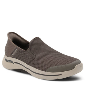 Skechers Go Walk Arch Fit Hands Free Mens Sneakers Taupe