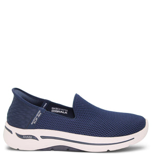 Skechers Go Walk Summer Views Womens Sneakers Navy White