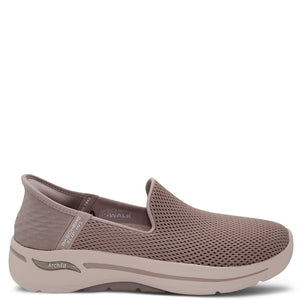 Skechers Go Walk Summer Views Womens Sneakers Taupe