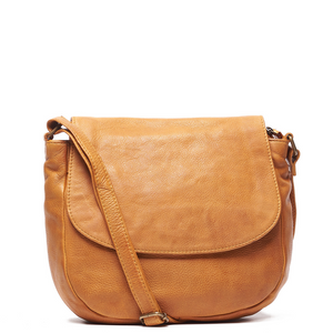 Oran Jessica Leather Handbag Tan