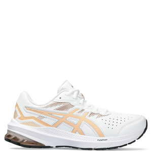 Asics GT1000 LE Leather Women's Walking shoe White / Apricot Wide fitting