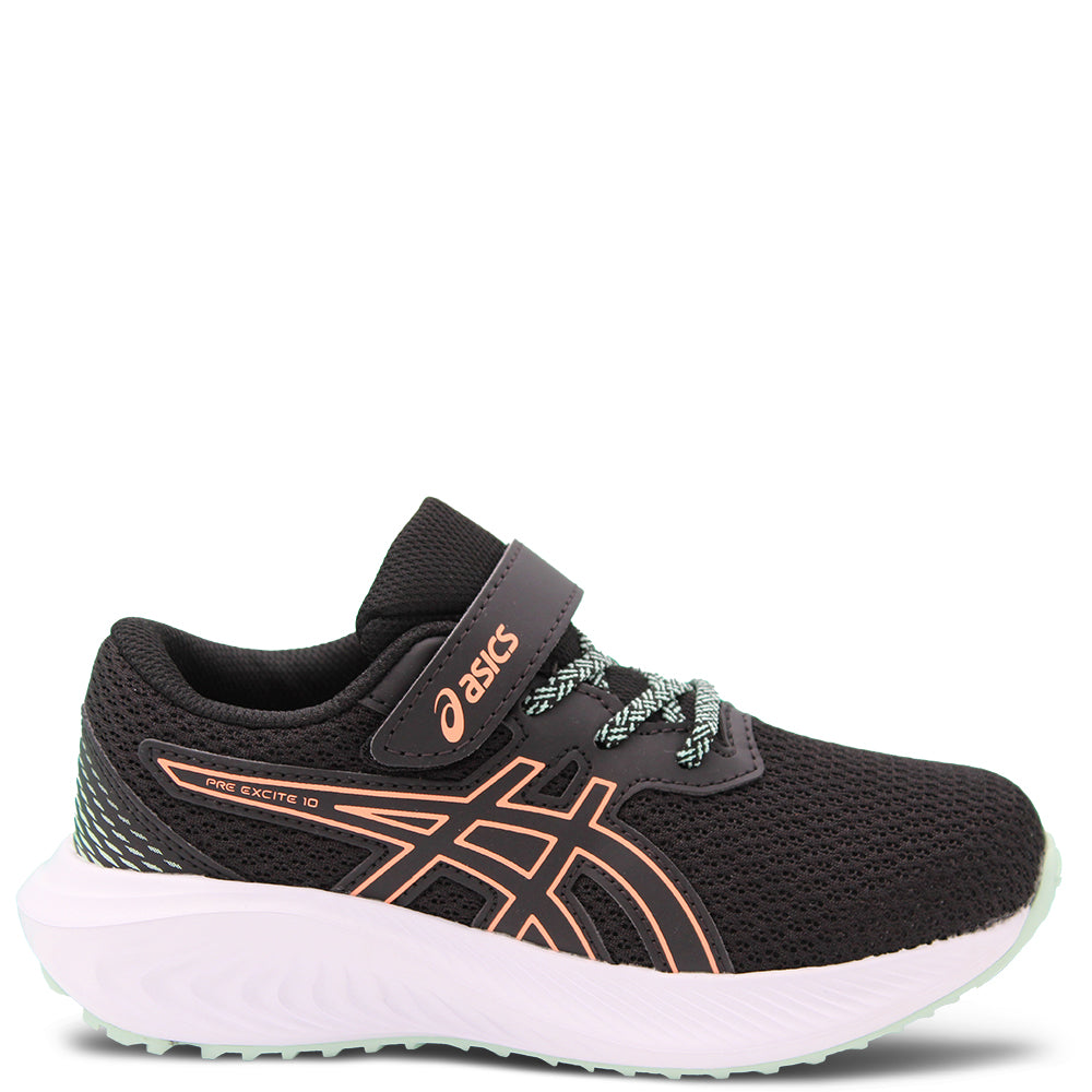 Asics Pre Excite 10 Kids Running Shoes Black Sun