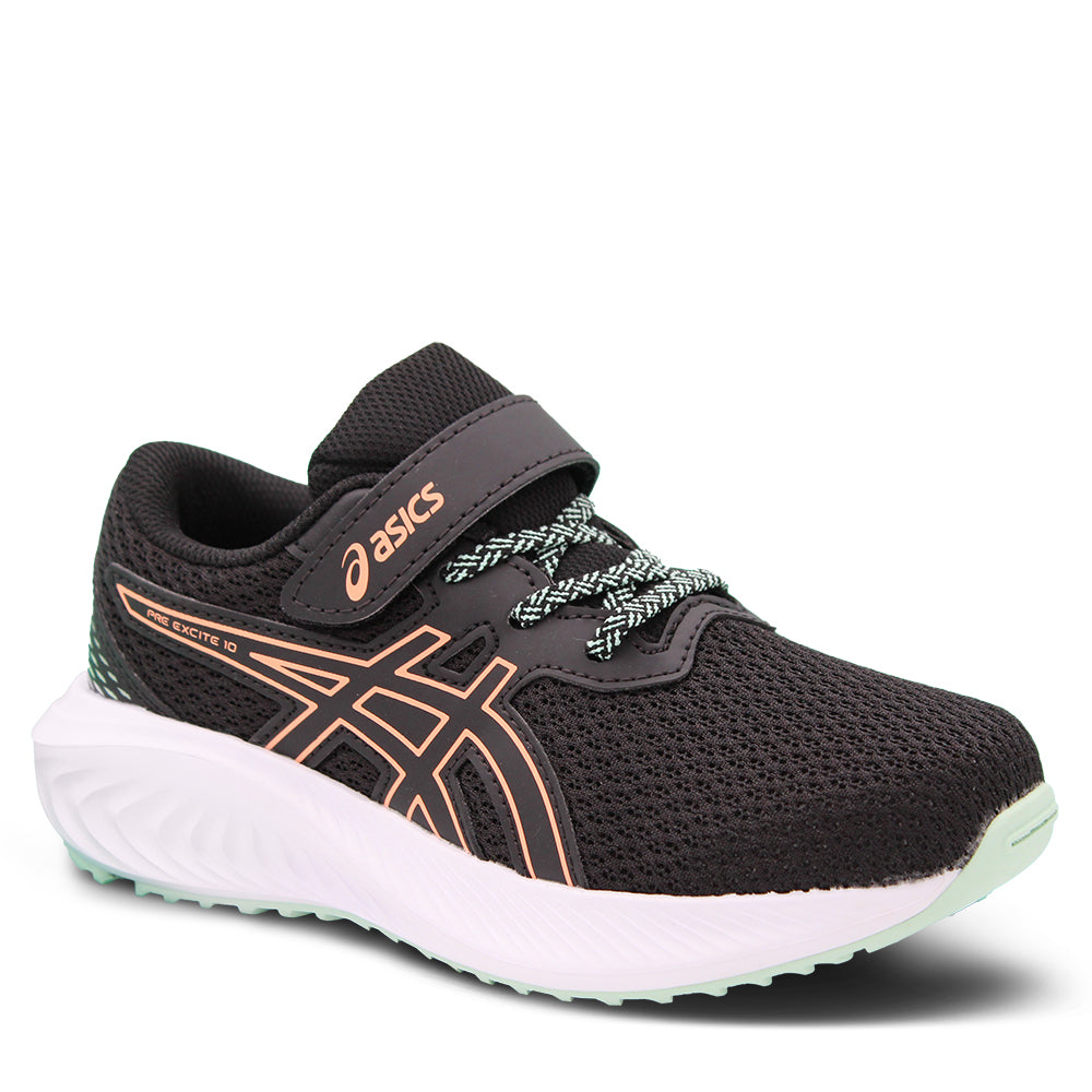 Asics Pre Excite 10 Kids Running Shoes Black Sun