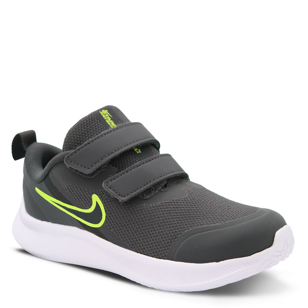 Nike Star Runner 3 Infants Running Shoes Grey Green