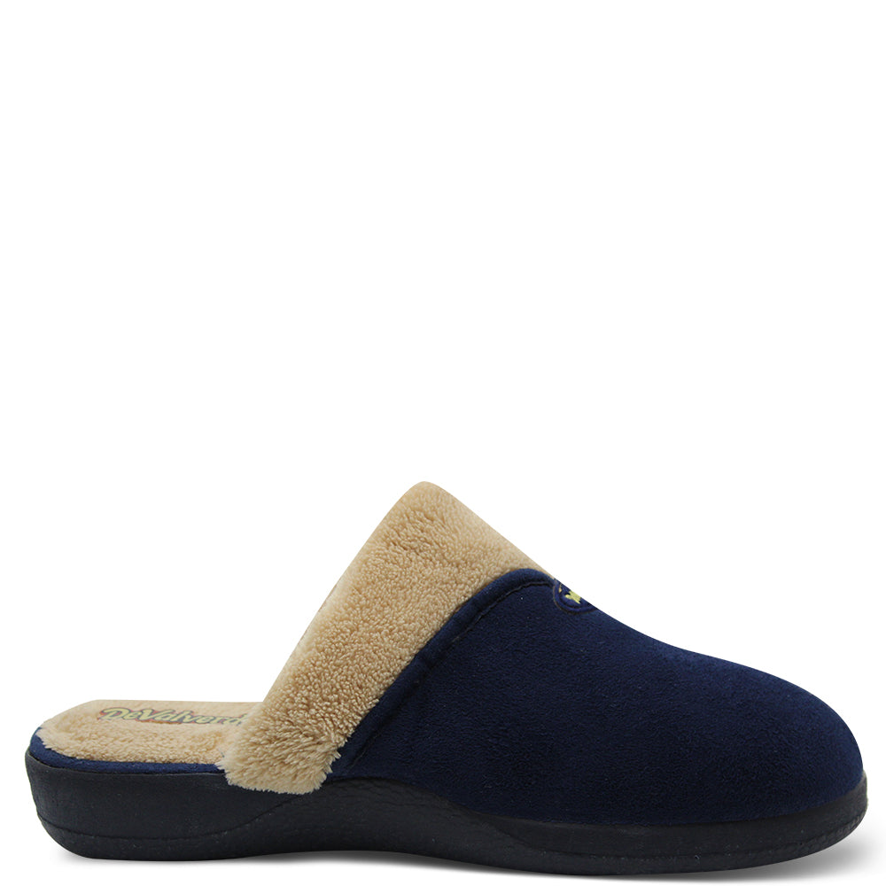 Devalverde Comfy Women's Navy Slipper Scuff