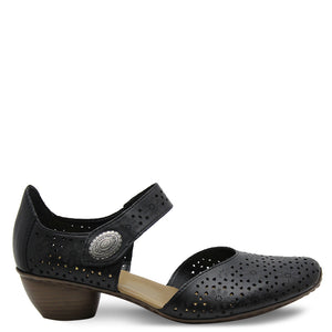 Reiker 43711 Womens Black Shoe