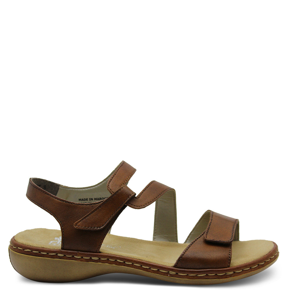 Reiker 659C7 Brown Womens Sandal