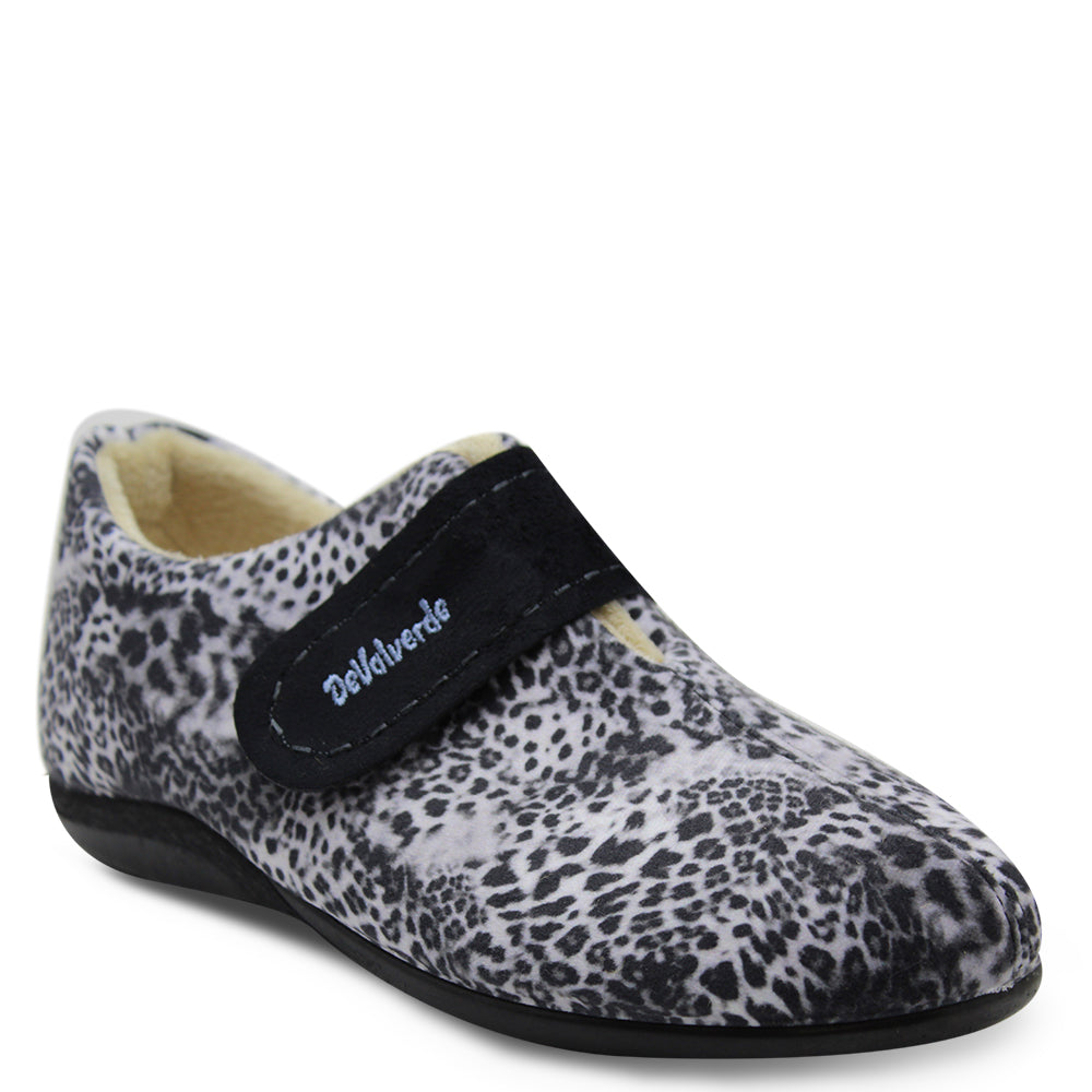 Devalverde 9746 Snow Leopard womens slipper