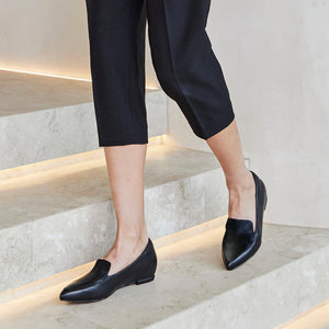 Frankie4 Faye Women's Flat Loafer Style Shoes Black