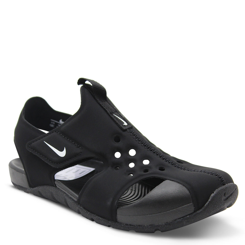 Nike Sunray Protect PS Kid's Black Sandal