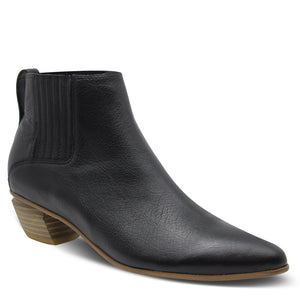 Django & Juliette Nevada Women's low heel boot Black/Natural