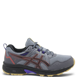 Asics Gel Venture 8 Women's Grey/Red Brick Wide Running Shoe