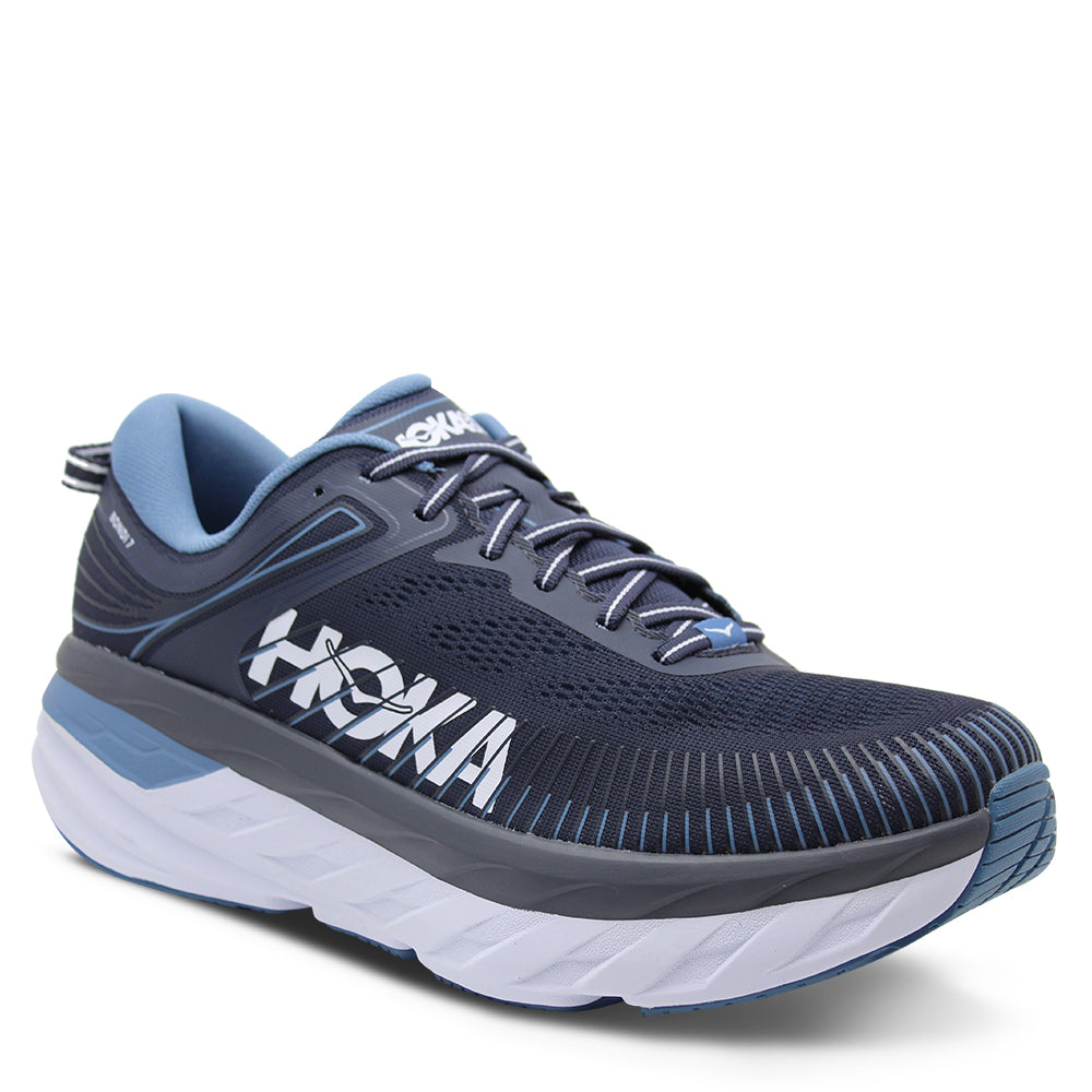 Hoka Bondi 7 Men's Running Shoes Blue/Blue Men's Shoes Online
